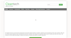 Desktop Screenshot of cleantechservices.com