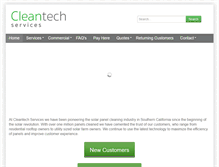 Tablet Screenshot of cleantechservices.com